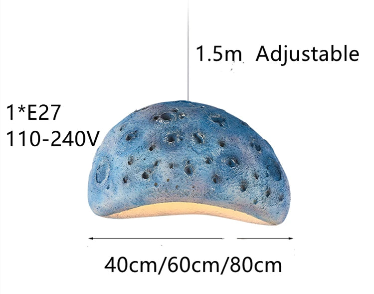 lustre led style nordique wabi sabi créatif artistique