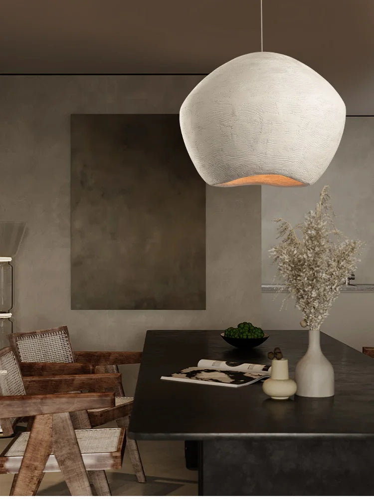 lustre led style nordique wabi sabi pour restaurant et bar
