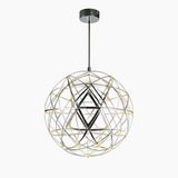 lustre led suspendu design moderne en forme de boule