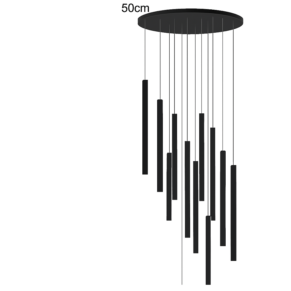 Lustre led suspendu design moderne pour villa loft hôtel