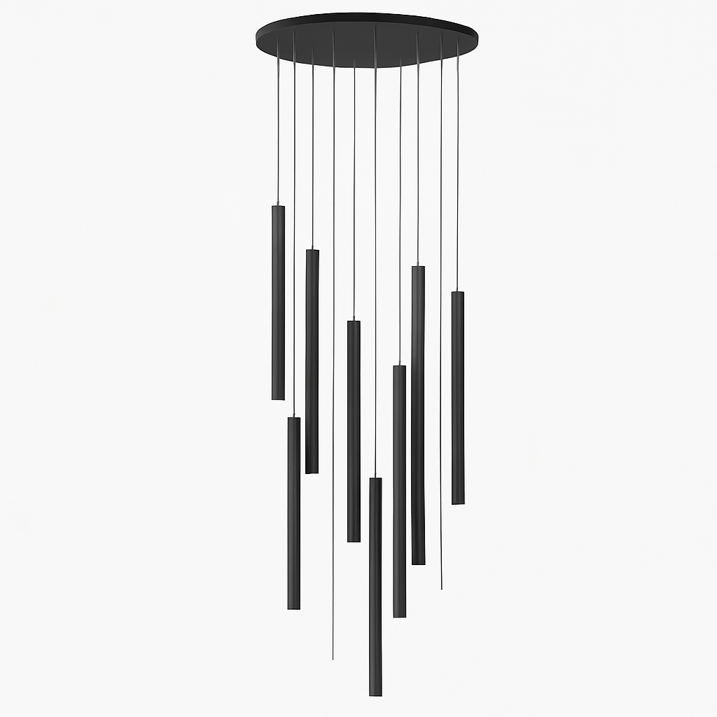 Lustre led suspendu design moderne pour villa loft hôtel
