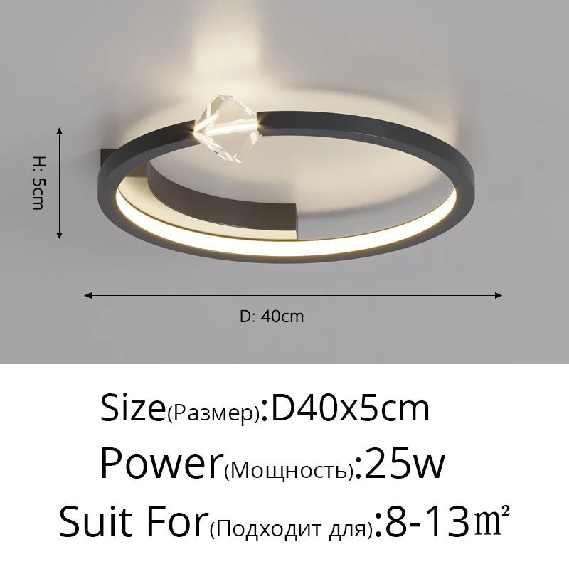lustre led ultra fin pour tous les espaces intérieurs