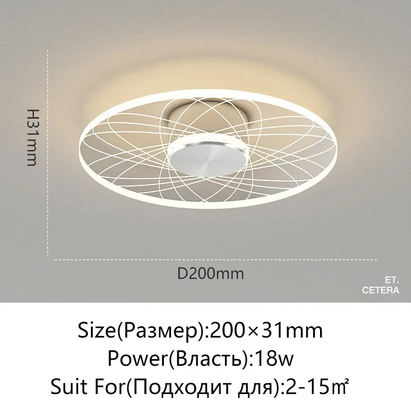 lustre led ultra lumineux moderne nordique avec décoration d'amour