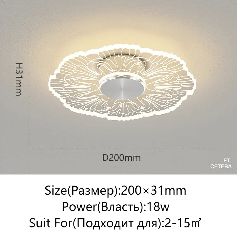 lustre led ultra lumineux moderne nordique avec décoration d'amour