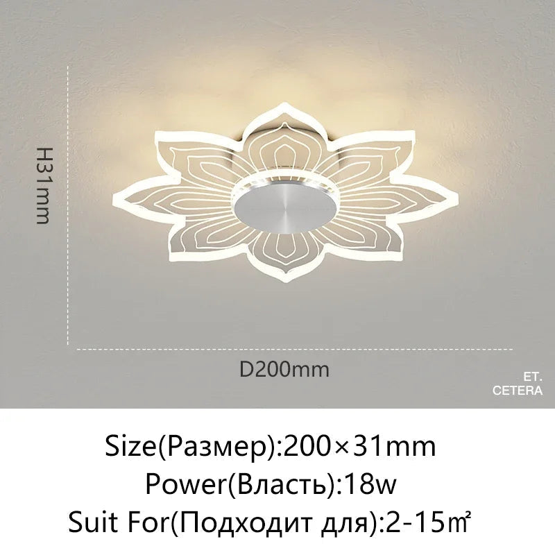 lustre led ultra lumineux moderne nordique avec décoration d'amour