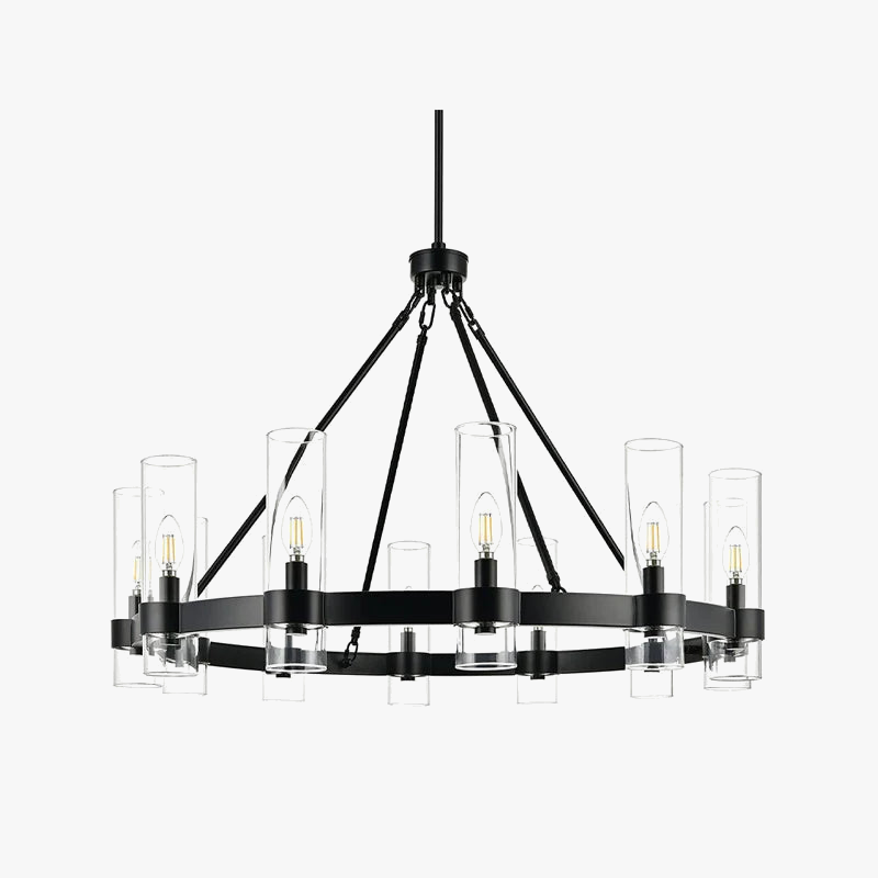 lustre led vintage américain à intensité variable pour un éclairage unique