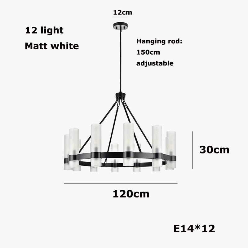 lustre led vintage américain à intensité variable pour un éclairage unique