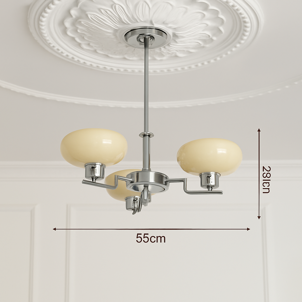 lustre led vintage style bauhaus éclairage suspendu créateur nordique