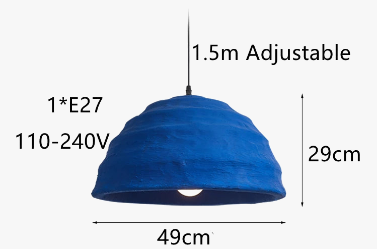 lustre led wabi sabi design innovant pour restaurant et café