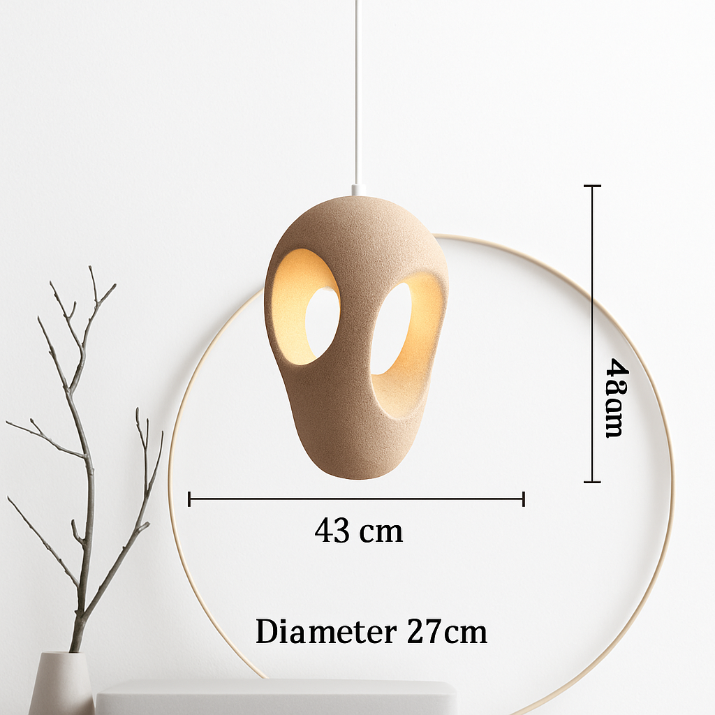 lustre led wabi sabi designer pour décoration maison
