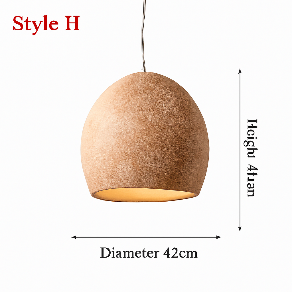 lustre led wabi sabi designer pour décoration maison