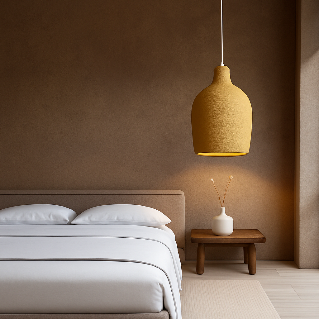 lustre led wabi sabi designer pour décoration maison