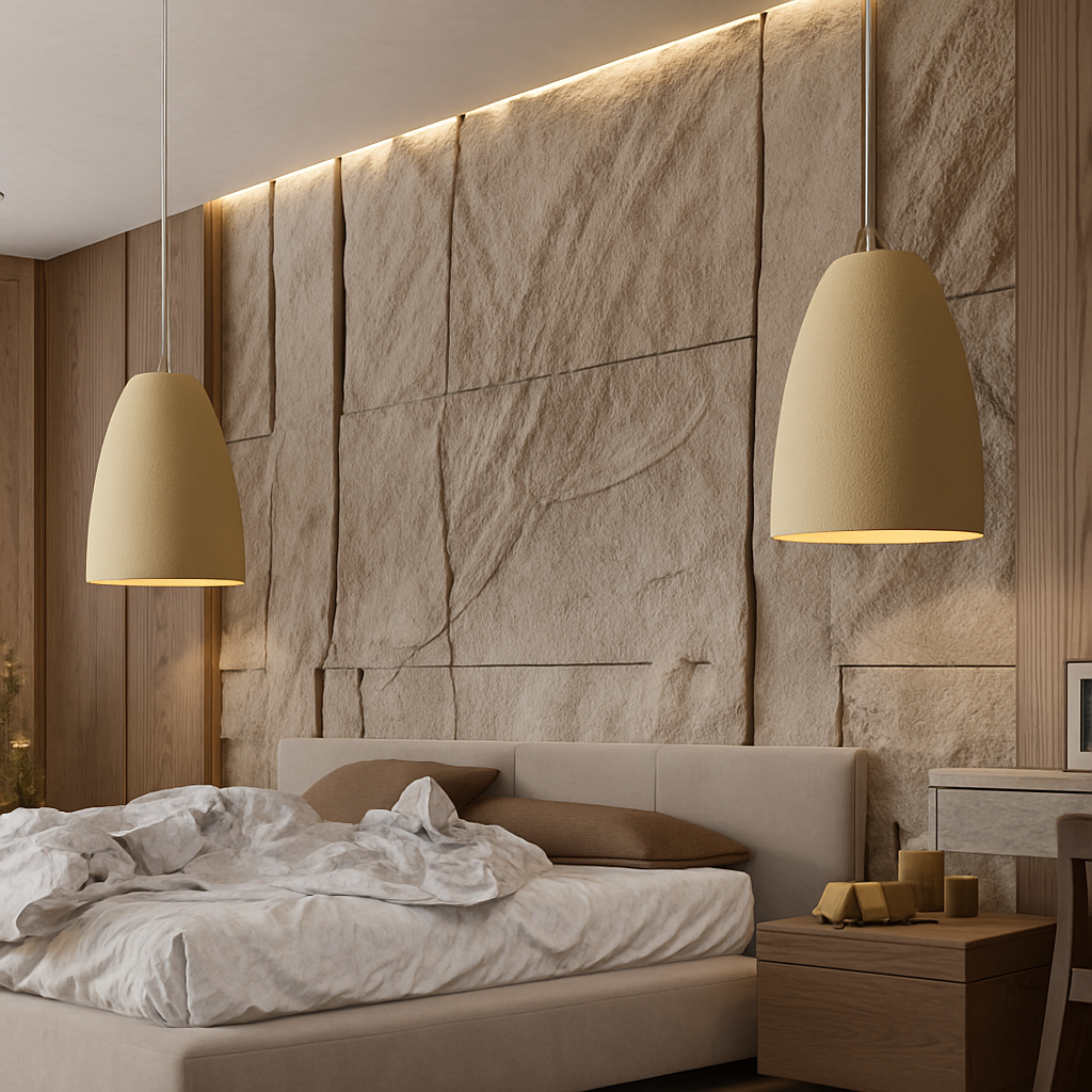 lustre led wabi sabi designer pour décoration maison