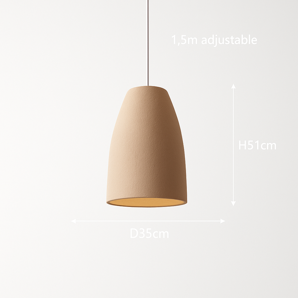 lustre led wabi sabi designer pour décoration maison