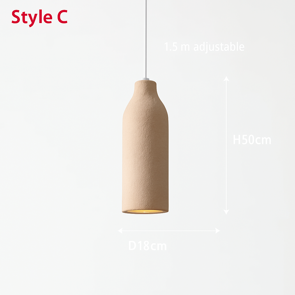 lustre led wabi sabi designer pour décoration maison