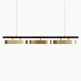 Lustre long de restaurant minimaliste moderne