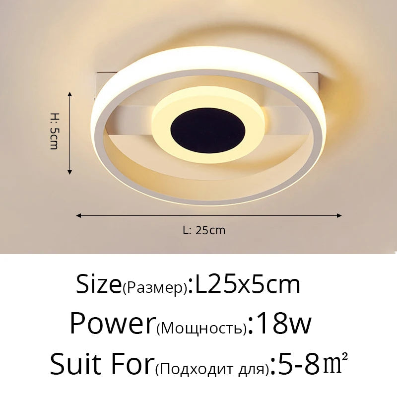 lustre luminaire led acrylique mince pour décoration maison