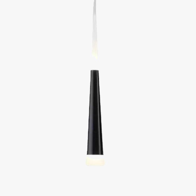 lustre lumineux conique à led design moderne nordique