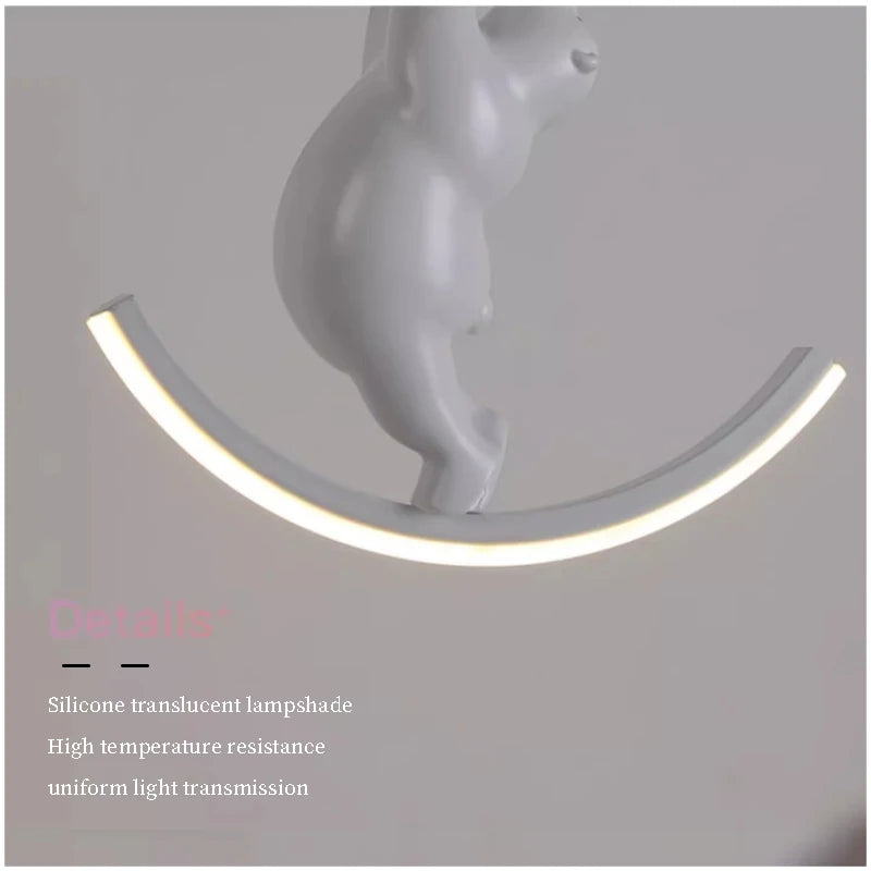 lustre mignon animaux lampes de chevet pour enfants décoration moderne