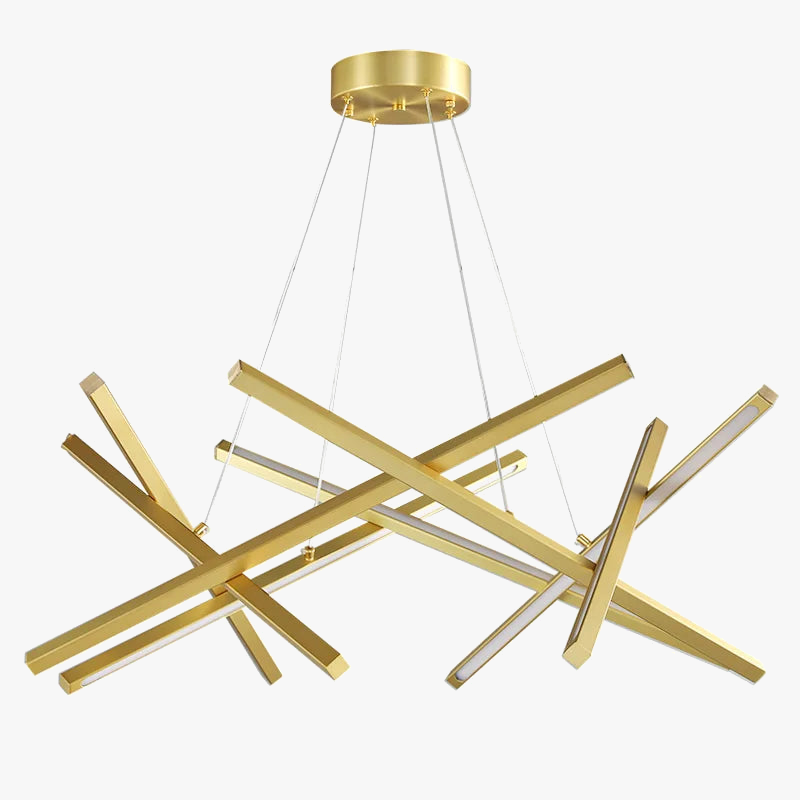 lustre minimaliste design lumière géométrique pour intérieur élégant