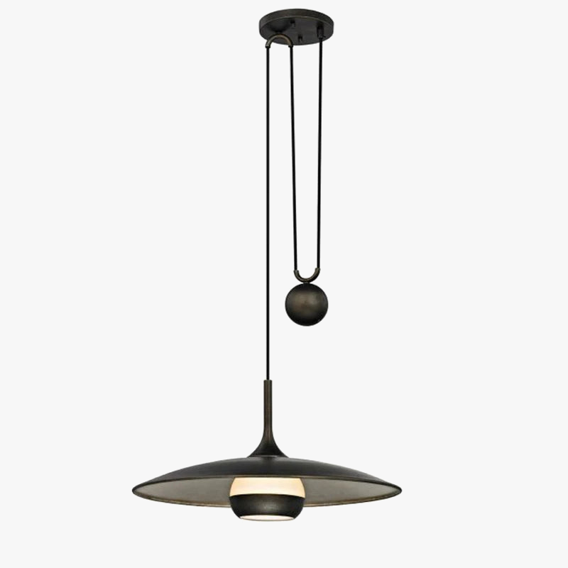 lustre minimaliste design ovni pour restaurant et bar