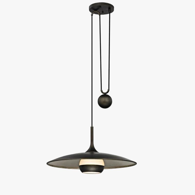 lustre minimaliste design ovni pour restaurant et bar