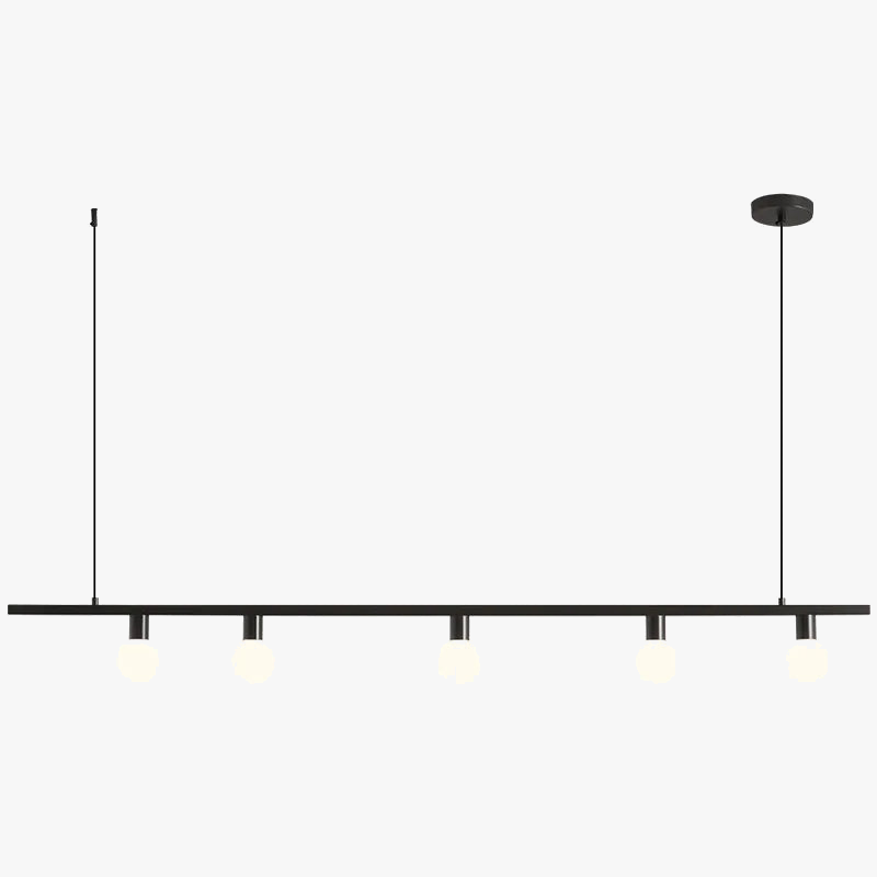 lustre minimaliste en laiton pour bar et restaurant réglable avec fil