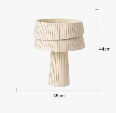 lustre minimaliste en tissu fait main style wabi sabi