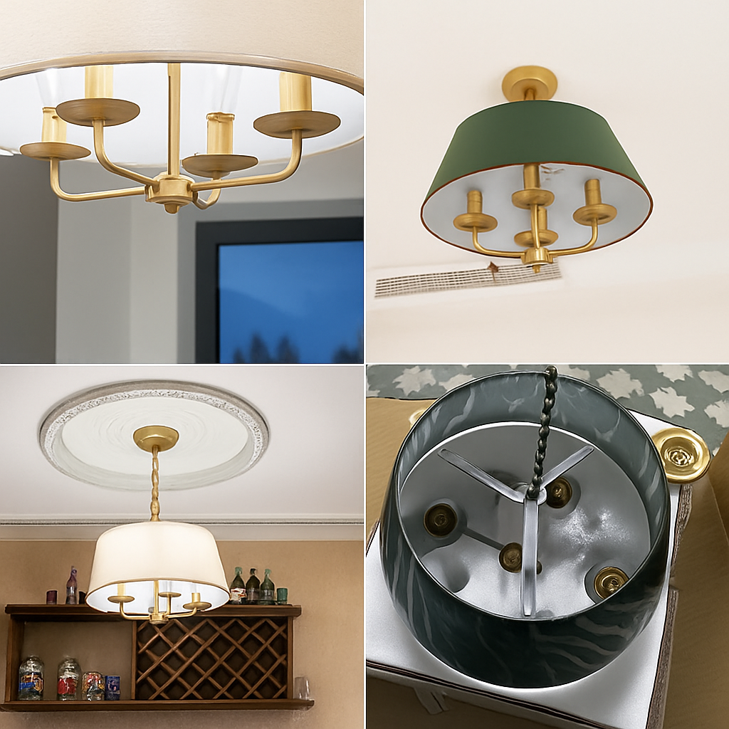 lustre minimaliste en tissu pour un éclairage moderne et élégant