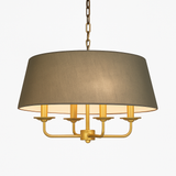 lustre minimaliste en tissu pour un éclairage moderne et élégant