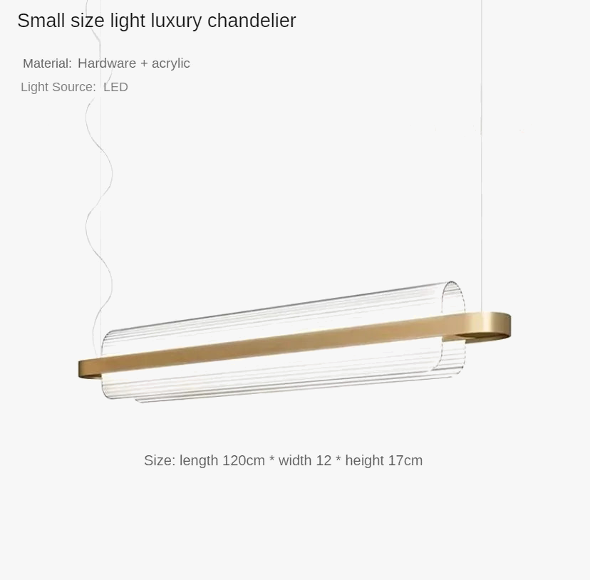 lustre minimaliste long pour restaurant café ou bureau créatif