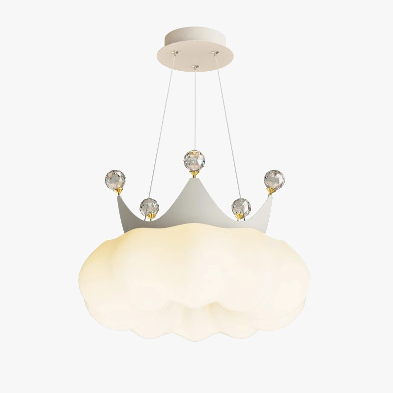 Lustre minimaliste moderne et simple vent crème