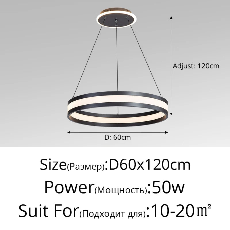 lustre minimaliste moderne italien pour une ambiance luxueuse