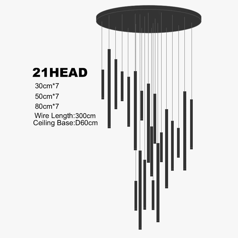 lustre minimaliste postmoderne en métal led double loft éclairage intérieur