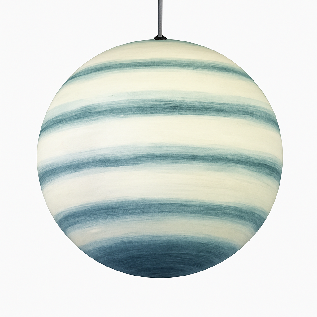 lustre moderne acrylique en forme de planète et lune