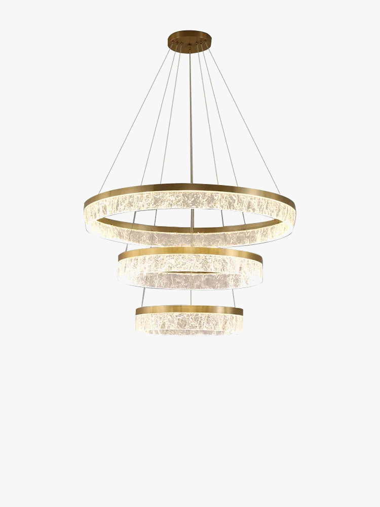 lustre moderne à anneau circulaire pour décoration intérieure