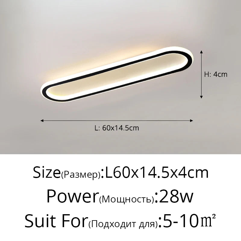 lustre moderne avec bande led robuste pour éclairage intérieur