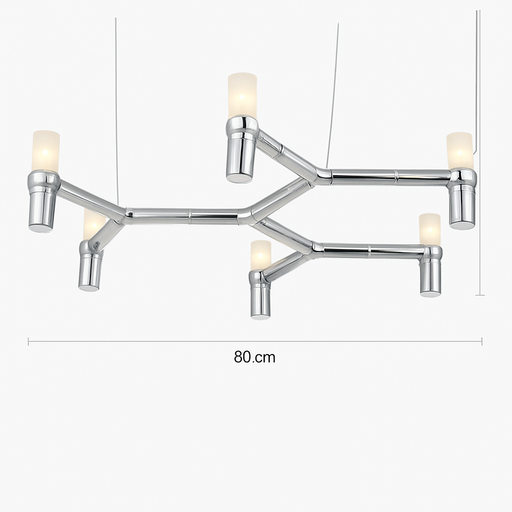 lustre moderne de luxe en métal éclairage suspendu réglable