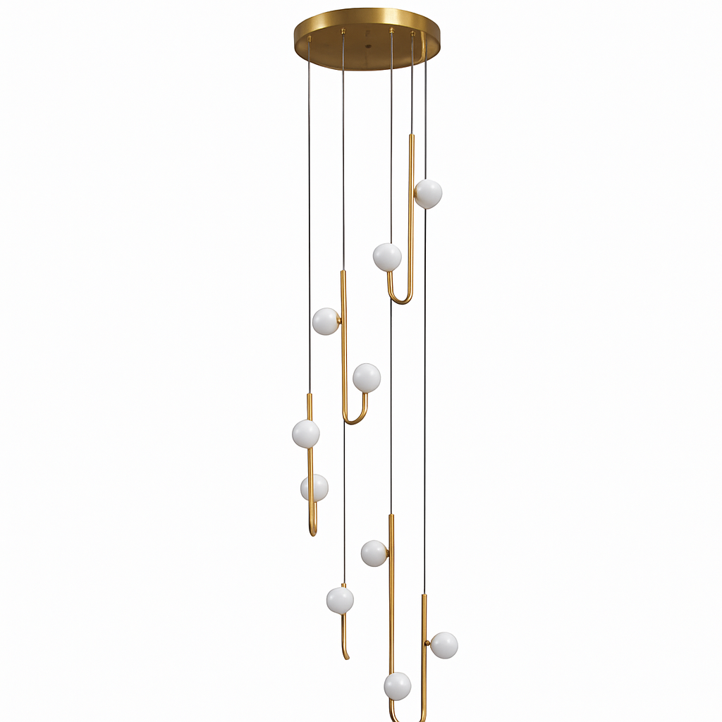 lustre moderne design avec éclairage à led créatif