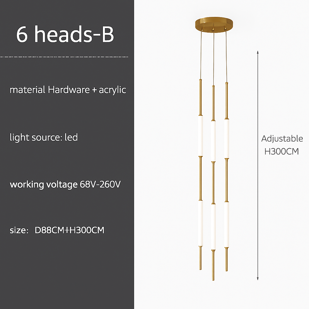 lustre moderne design créatif pour intérieur élégant