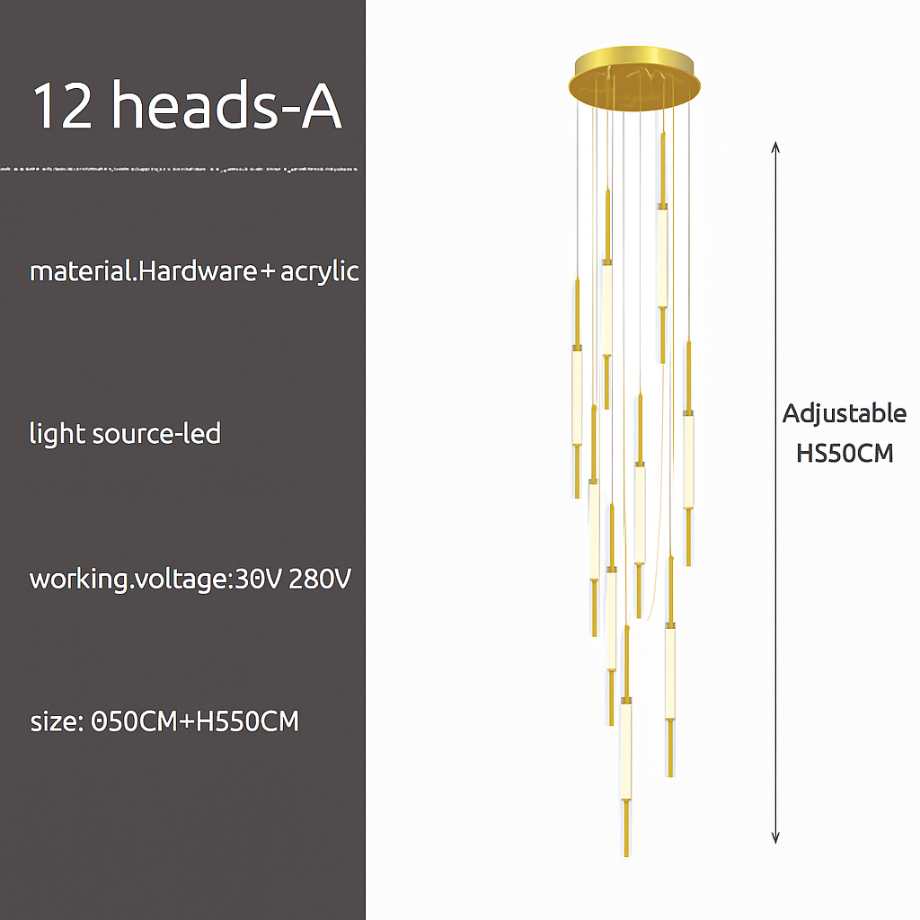 lustre moderne design créatif pour intérieur élégant