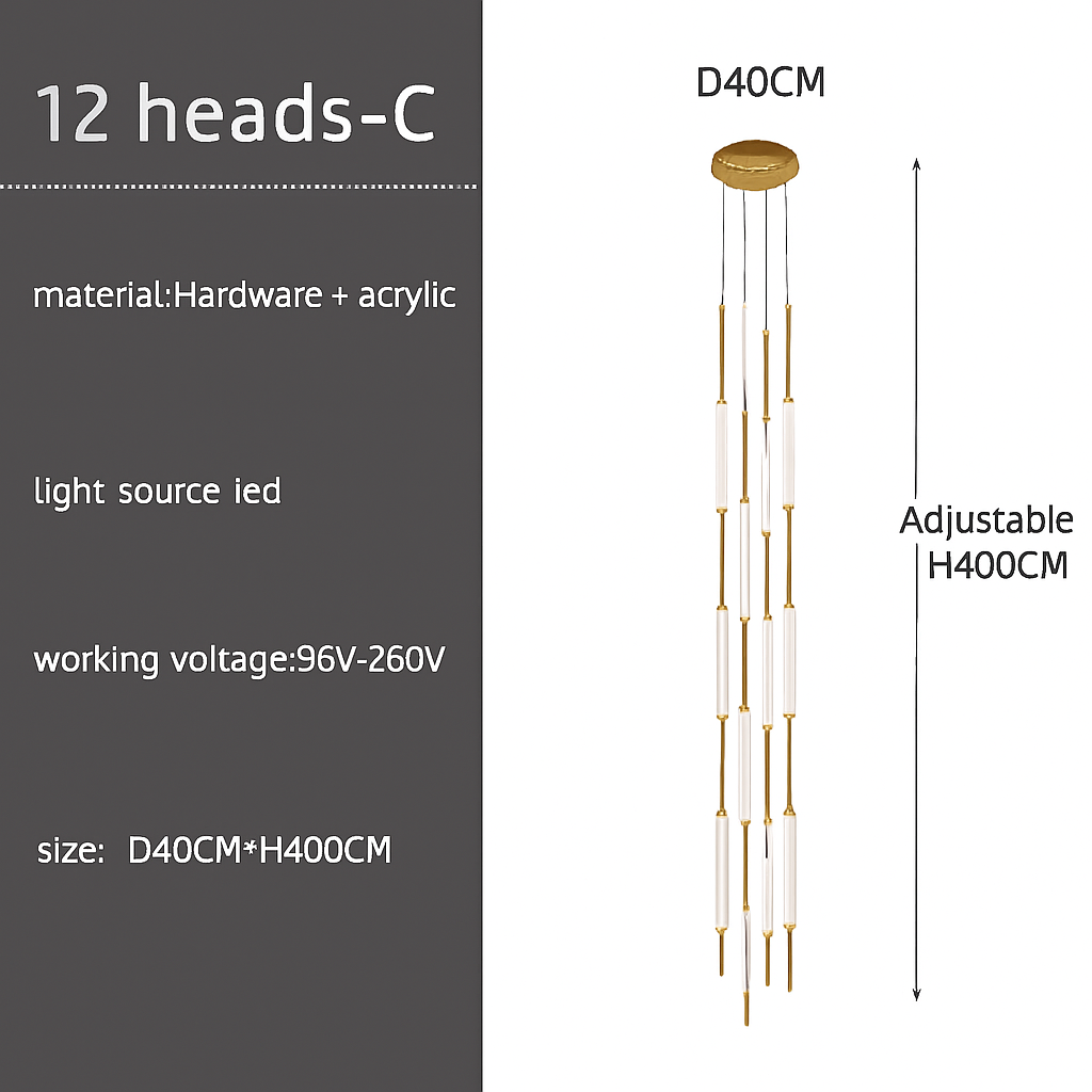 lustre moderne design créatif pour intérieur élégant