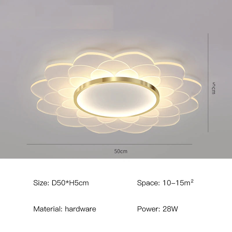 lustre moderne design floral pour décoration intérieure lumineuse