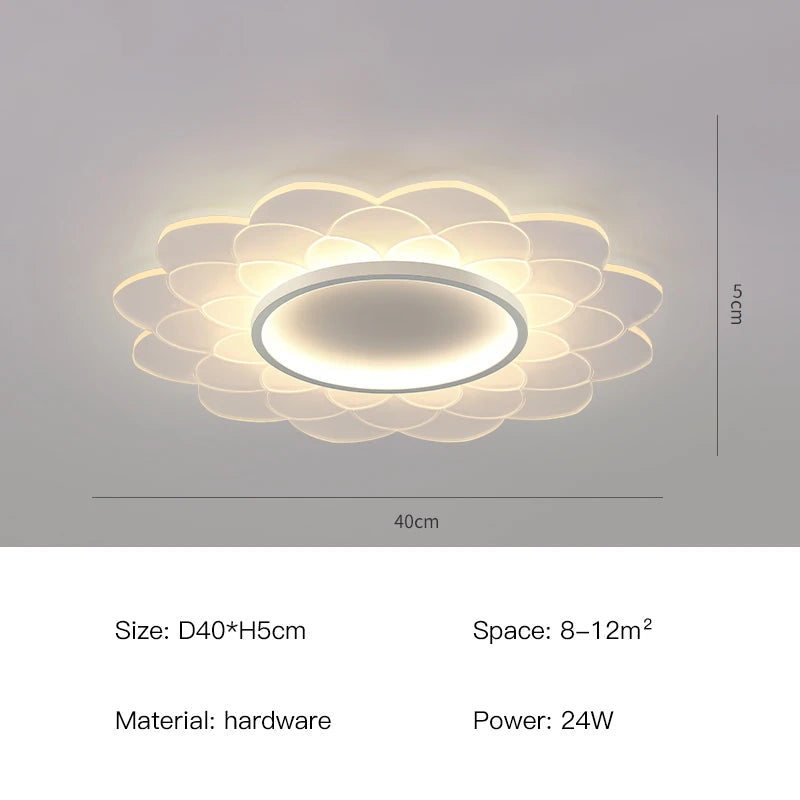 lustre moderne design floral pour décoration intérieure lumineuse