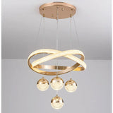 lustre moderne design minimaliste à trois têtes élégant et léger