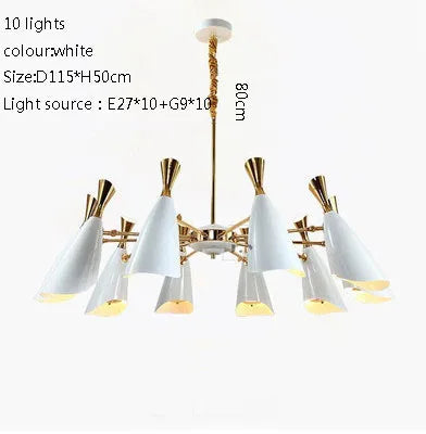 lustre moderne design nordique pour intérieur élégant