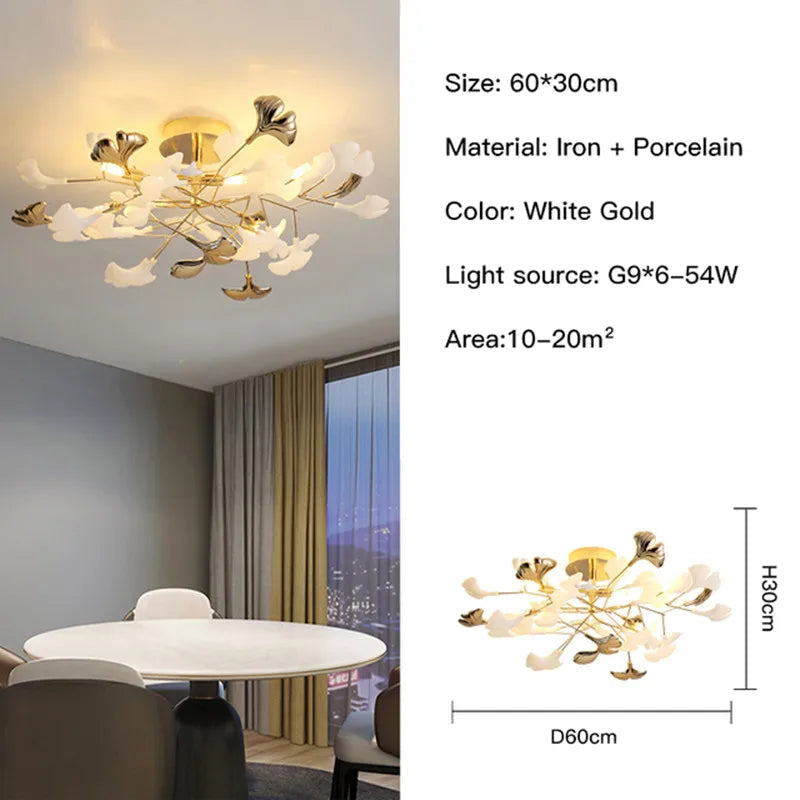 lustre moderne design nordique pour intérieur suspendu au plafond