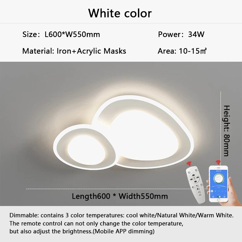 lustre moderne dimmable pour décoration intérieure design élégant