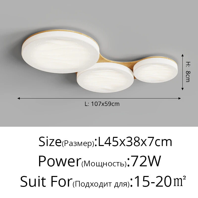 lustre moderne en bois pour ambiance minimaliste créative