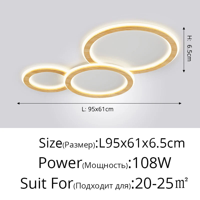 lustre moderne en bois pour ambiance minimaliste créative